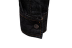 Men’s Washed Denim Shirt – Long Sleeve 100% Cotton Casual Button-Up Top | 6025