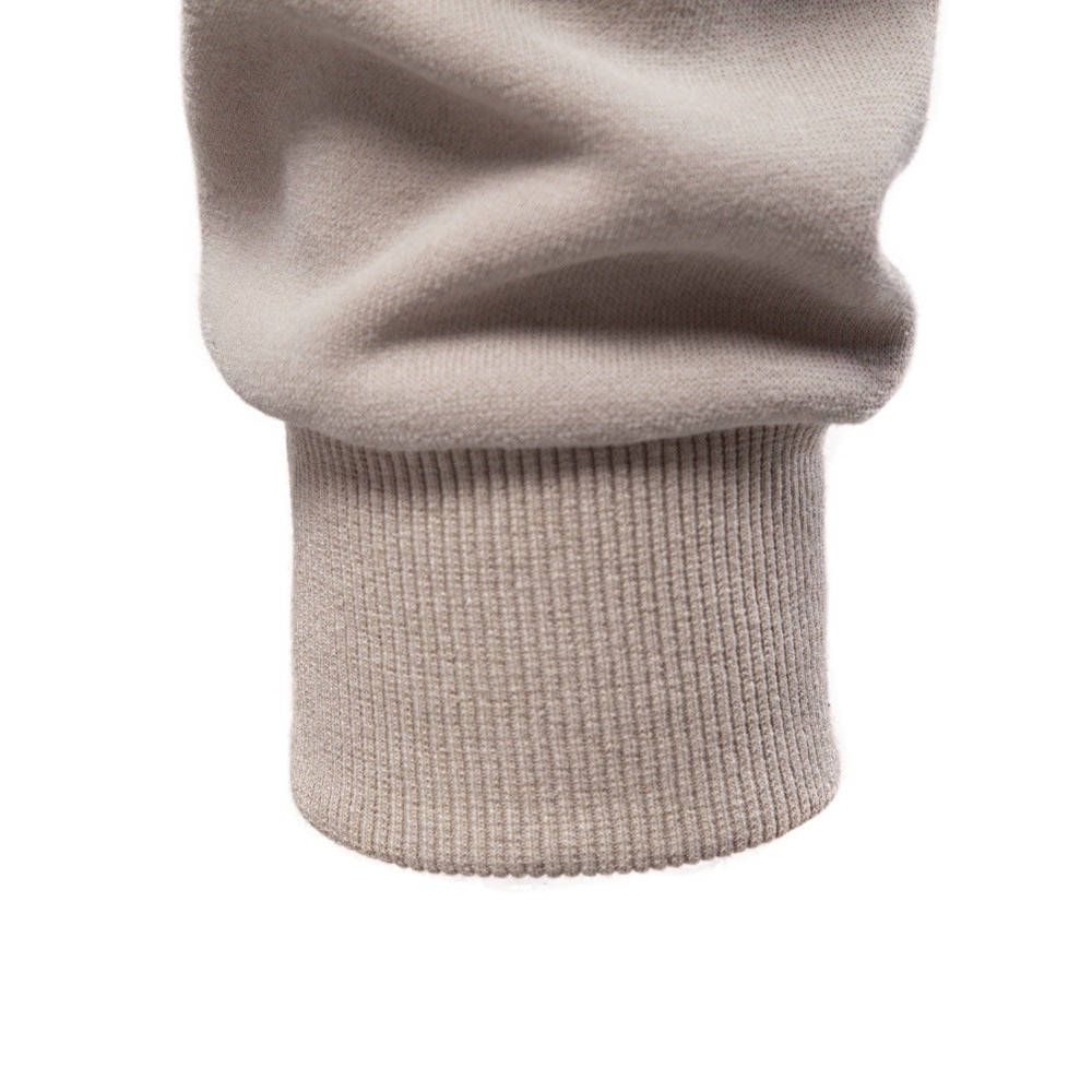 Men's Half-Zip Stand Collar Sweatshirt | 2026 Autumn Casual Pullover with Raglan Sleeves | Soft Cotton-Blend Fleece Top | HD3046
