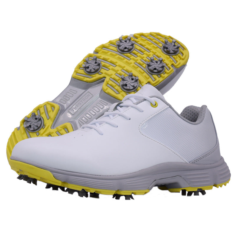 Thestron Waterproof Golf Shoes | Big Size Spiked Training Shoes | All-Weather Performance & Casual Footwear | T616