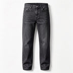 Men‘s Low-Rise Straight Leg Trousers 2026 Autumn Winter Cotton Blend Business Casual Pants Solid Color Smart Trousers | PM58