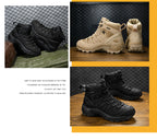 Tactical Combat Boots | Waterproof Breathable Military Hiking Boots | High-Top Climbing & Training Footwear | TRK888