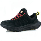 ECAF HTRON EHT Men‘s Genuine Leather Hiking Boots Thick Sole Outdoor Trail Shoes Anti-Slip & Breathable Trekking Trainers