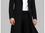 Men's Wool Overcoat Long | Classic British Winter Coat | Warm Outerwear UK | 8511