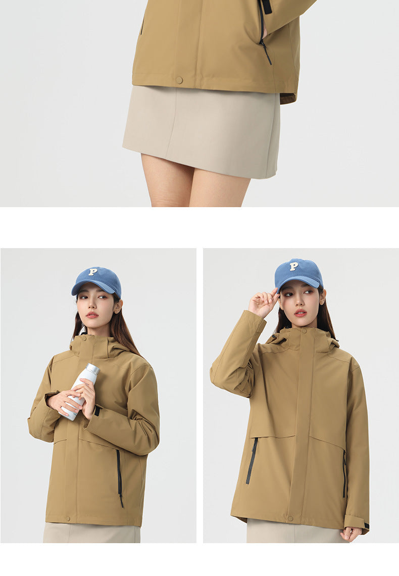 Men's 3-in-1 Winter Jacket with 90% White Duck Down | Waterproof Windproof Hiking Coat | All-Season Outdoor Protection | 251905