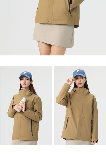 Men's 3-in-1 Winter Jacket with 90% White Duck Down | Waterproof Windproof Hiking Coat | All-Season Outdoor Protection | 251905