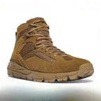 High-Top Desert Tactical Boots Waterproof Leather Suede Hiking Shoes with Gore-Tex & Vibram Sole Breathable Outdoor Trekking Footwear