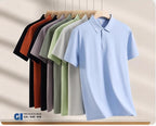 100-Count Mercerized Cotton Polo Shirt | Antibacterial & Cooling | Unisex Summer Short Sleeve Polo Tee | L11-8230