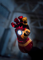 Iron Man MK42 Wearable Armor Arm | 1:1 Scale Voice & Remote Control Open/Close Gauntlet | LED Laser & Repulsor Effects | GTX001