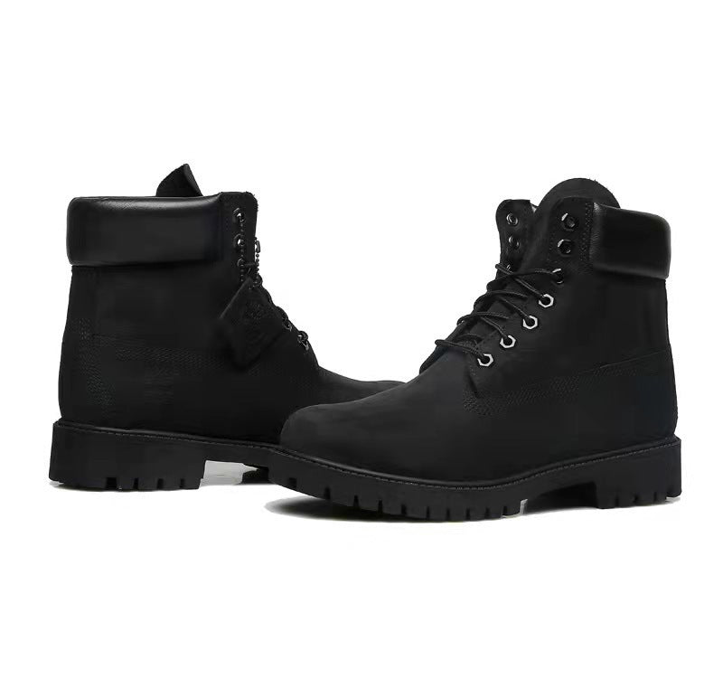 Timberland Inspired Genuine Leather Waterproof Boots For Men & Women Martin Shoes Outdoor High-Top Work & Hiking Footwear