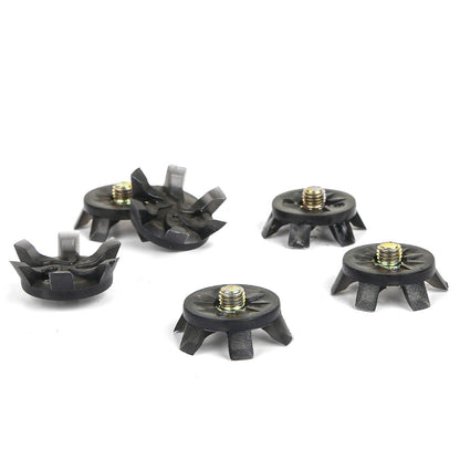 THESTRON Universal Golf Shoe Cleat Wrench & 4-Color TPU Replacement Spikes Kit | D-909