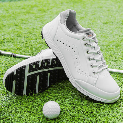 THESTRON Men's Spikeless Golf Shoes Big Size Training & Casual Golf Sneakers All-Season Breathable Footwear | 718