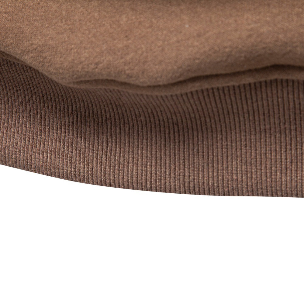Men's Half-Zip Stand Collar Sweatshirt 2026 Autumn Business Casual Pullover | Slim Fit Cotton-Blend Fleece Top