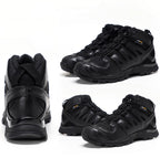 Mid-Low Tactical Combat Boots | Outdoor Desert Hiking Shoes for Men & Women | All-Terrain Camping Trekking Footwear | 054