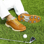 Thestron 716 Men's Big Size Spiked Golf Shoes | Size 39-49 (UK 6-14) | All-Terrain Performance Footwear | 716