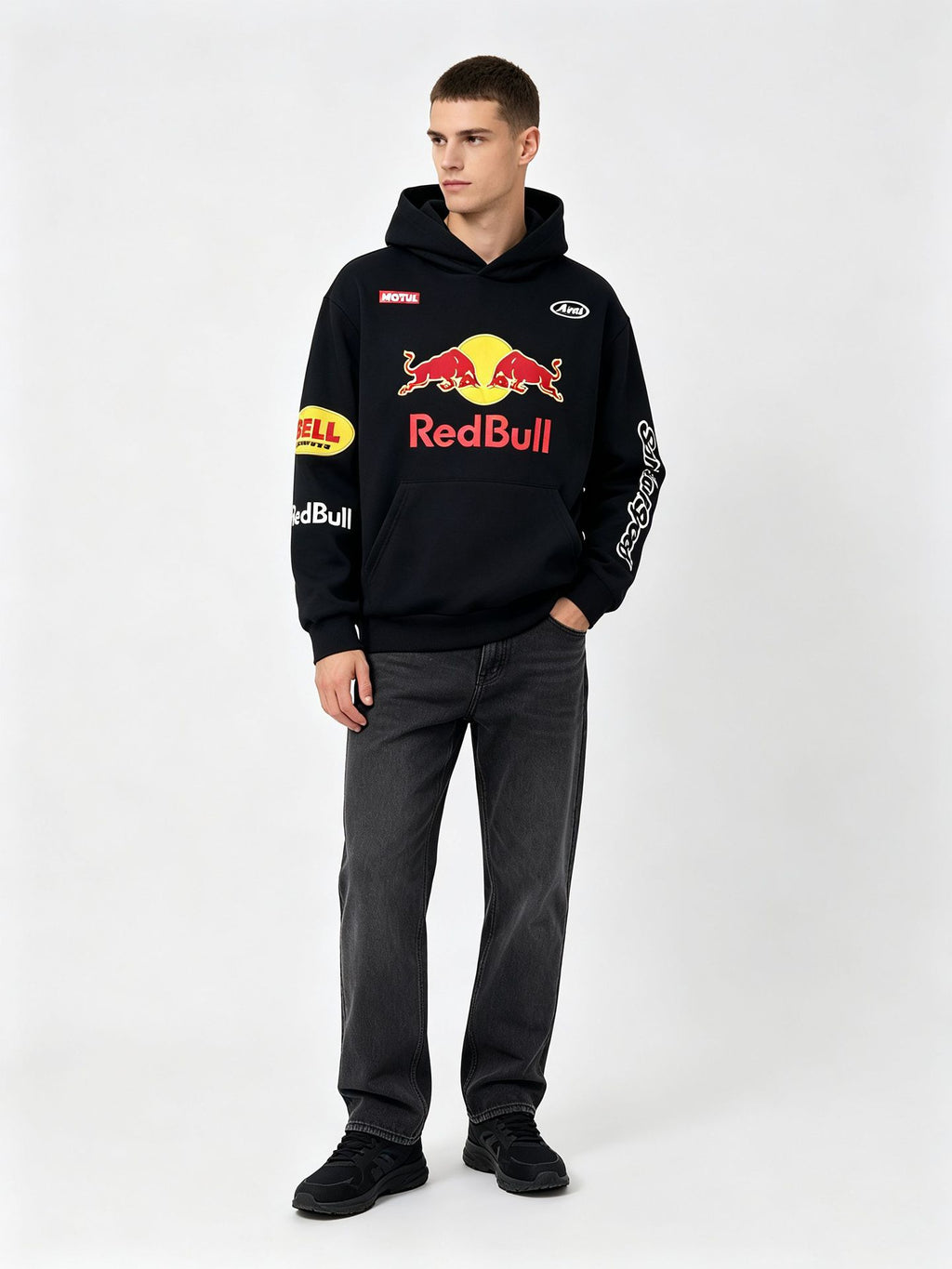 F1 Racing Embroidered Hoodie RedBull, Porsche, Mercedes, BMW & Subaru Styles Jacket | Unisex Streetwear Pullover Sweatshirt
