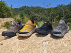 ECAF HTRON EHT Men‘s Genuine Leather Hiking Boots Thick Sole Outdoor Trail Shoes Anti-Slip & Breathable Trekking Trainers