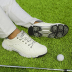 Thestron 716 Men's Big Size Spiked Golf Shoes | Size 39-49 (UK 6-14) | All-Terrain Performance Footwear | 716