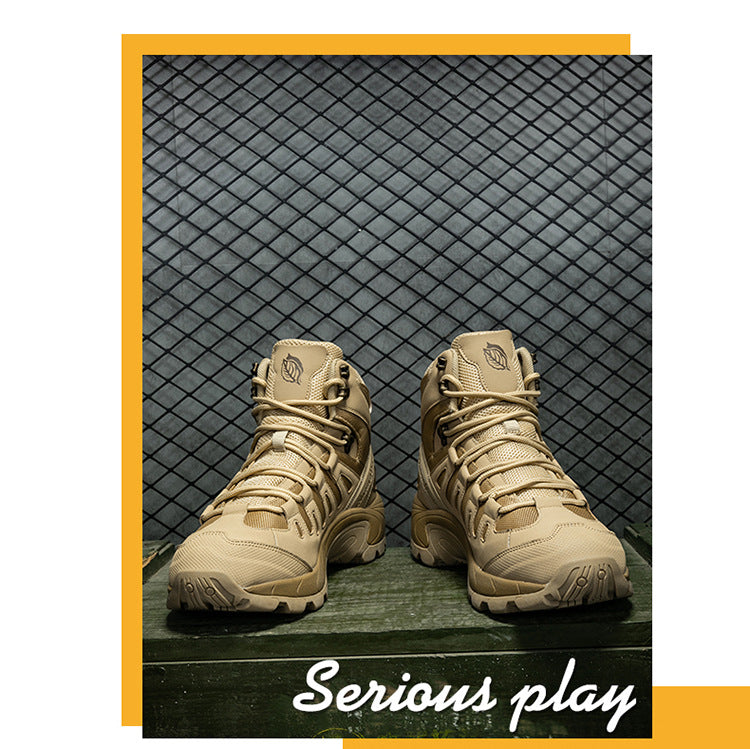 Tactical Combat Boots | Waterproof Breathable Military Hiking Boots | High-Top Climbing & Training Footwear | TRK888