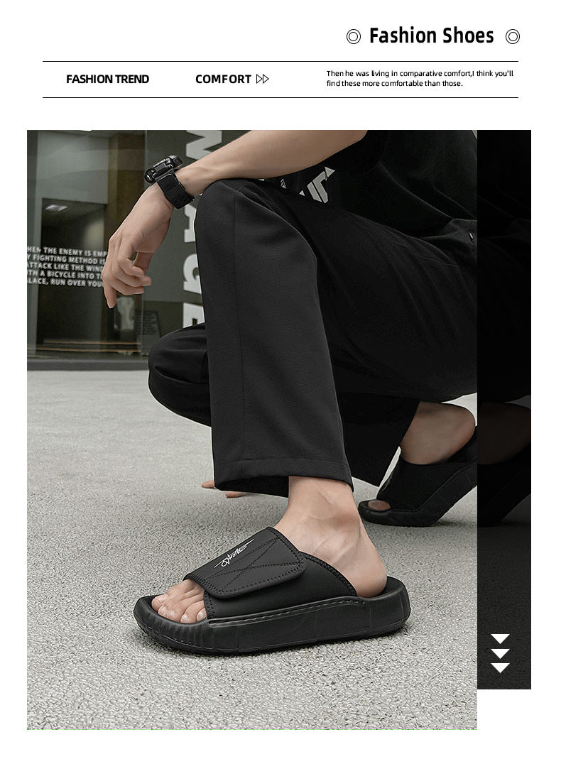 Men’s Suede Leather Fisherman Sandals | Outdoor Slide Slippers with Arch Support | Summer Beach Casual Shoes for Men | T98-1