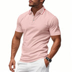 Men’s Quick-Dry Golf Polo Shirt – Short Sleeve Summer Business Casual Top | DS-2108