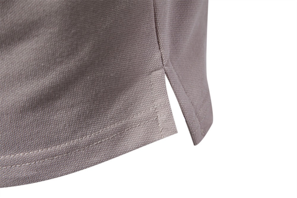 Men's Gradient Color-Block Polo Shirt - Spring Slim-Fit Casual Top | PL1011