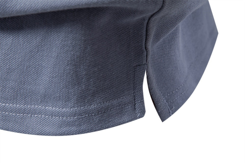 Men's Gradient Color-Block Polo Shirt - Spring Slim-Fit Casual Top | PL1011