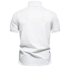 Men's Gradient Color-Block Polo Shirt - Spring Slim-Fit Casual Top | PL1011