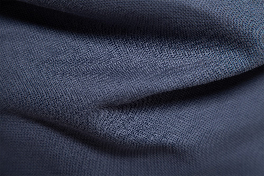 Men's Washed Polo Shirt – Long Sleeve Cotton Blend Top | Smart-Casual Autumn Essential | PL255