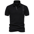 Men's Embroidered Cotton Polo Shirt - 2025 Spring Slim-Fit Casual Top | PS1012