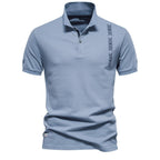 Men's Embroidered Cotton Polo Shirt - 2025 Spring Slim-Fit Casual Top | PS1012