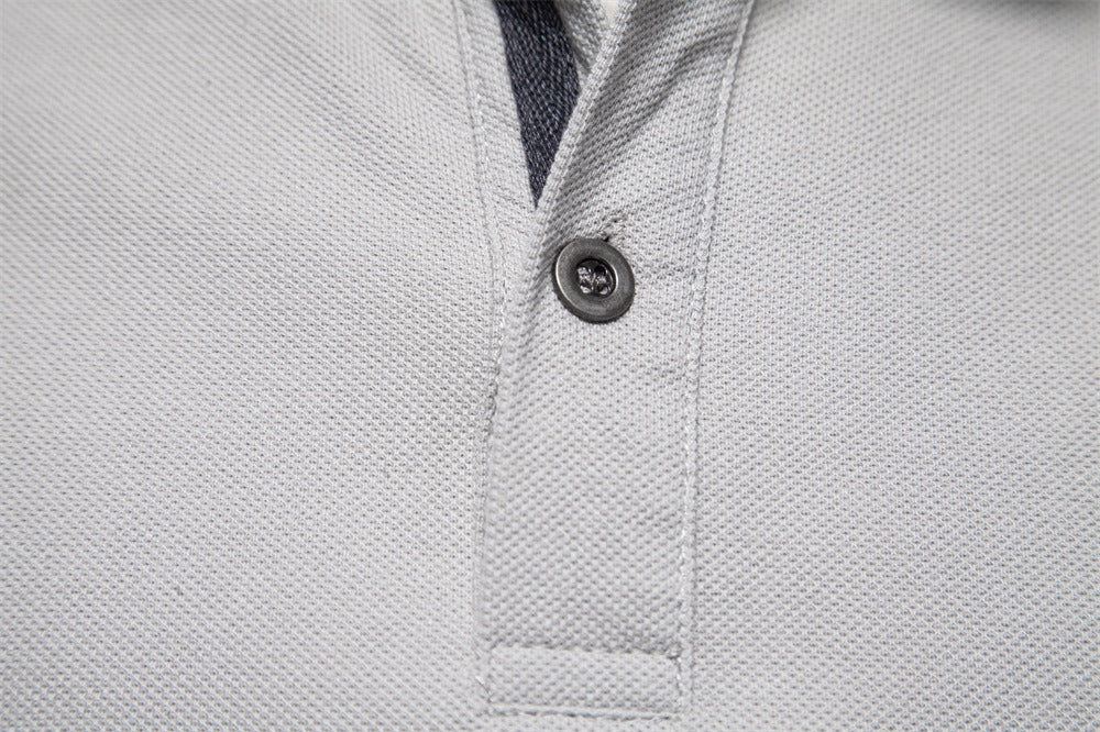 Men's Embroidered Cotton Polo Shirt - 2025 Spring Slim-Fit Casual Top | PS1012