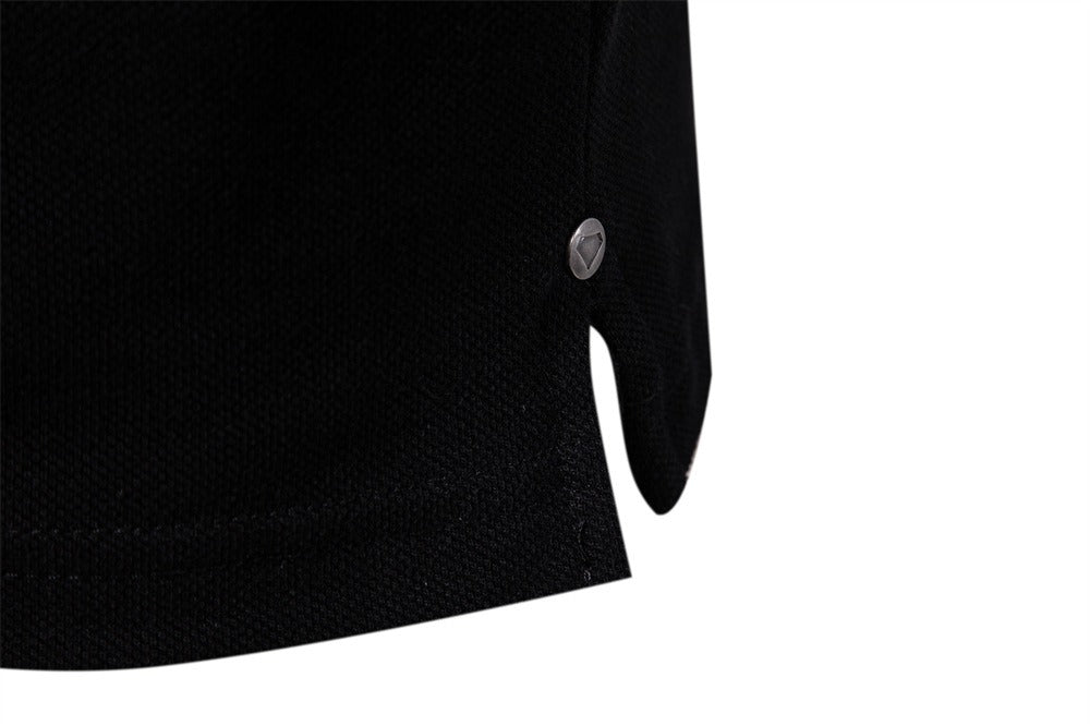 Men's Embroidered Cotton Polo Shirt - 2025 Spring Slim-Fit Casual Top | PS1012