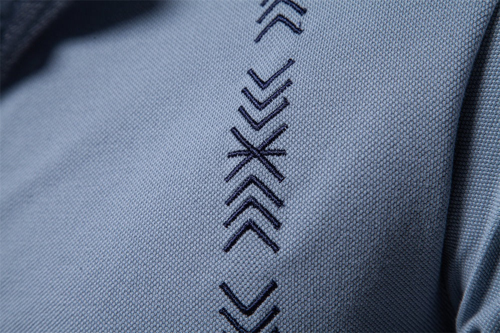 Men's Embroidered Cotton Polo Shirt - 2025 Spring Slim-Fit Casual Top | PS1012