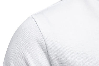 Men's Embroidered Cotton Polo Shirt - 2025 Spring Slim-Fit Casual Top | PS1012