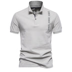 Men's Embroidered Cotton Polo Shirt - 2025 Spring Slim-Fit Casual Top | PS1012