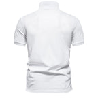 Men's Embroidered Cotton Polo Shirt - 2025 Spring Slim-Fit Casual Top | PS1012