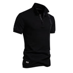 Men's Embroidered Cotton Polo Shirt - 2025 Spring Slim-Fit Casual Top | PS1012