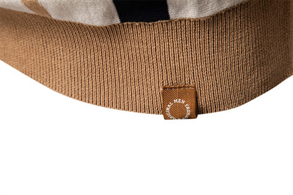 Men's Striped Knit Polo Shirt - 2025 Summer Slim-Fit Urban Casual Top | PSD8021/PSD8028