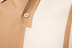 Men's Striped Knit Polo Shirt - 2025 Summer Slim-Fit Urban Casual Top | PSD8021/PSD8028