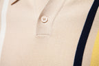 Men's Striped Knit Polo Shirt - 2025 Summer Slim-Fit Urban Casual Top | PSD8021/PSD8028