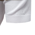 Men's Slim-Fit Stripe Knit Polo Shirt - 2025 Summer Business Casual Top | PSD8047