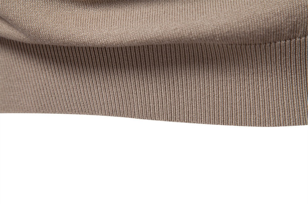 Men's Slim-Fit Stripe Knit Polo Shirt - 2025 Summer Business Casual Top | PSD8047