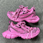 Unisex Paris 3XL Thick-Soled Dad Sneakers Retro Running Shoes Height-Increasing Casual Lace-Up Trainers