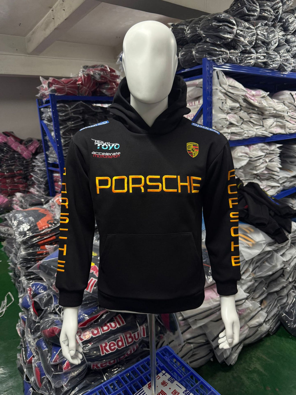 F1 Racing Embroidered Hoodie RedBull, Porsche, Mercedes, BMW & Subaru Styles Jacket | Unisex Streetwear Pullover Sweatshirt