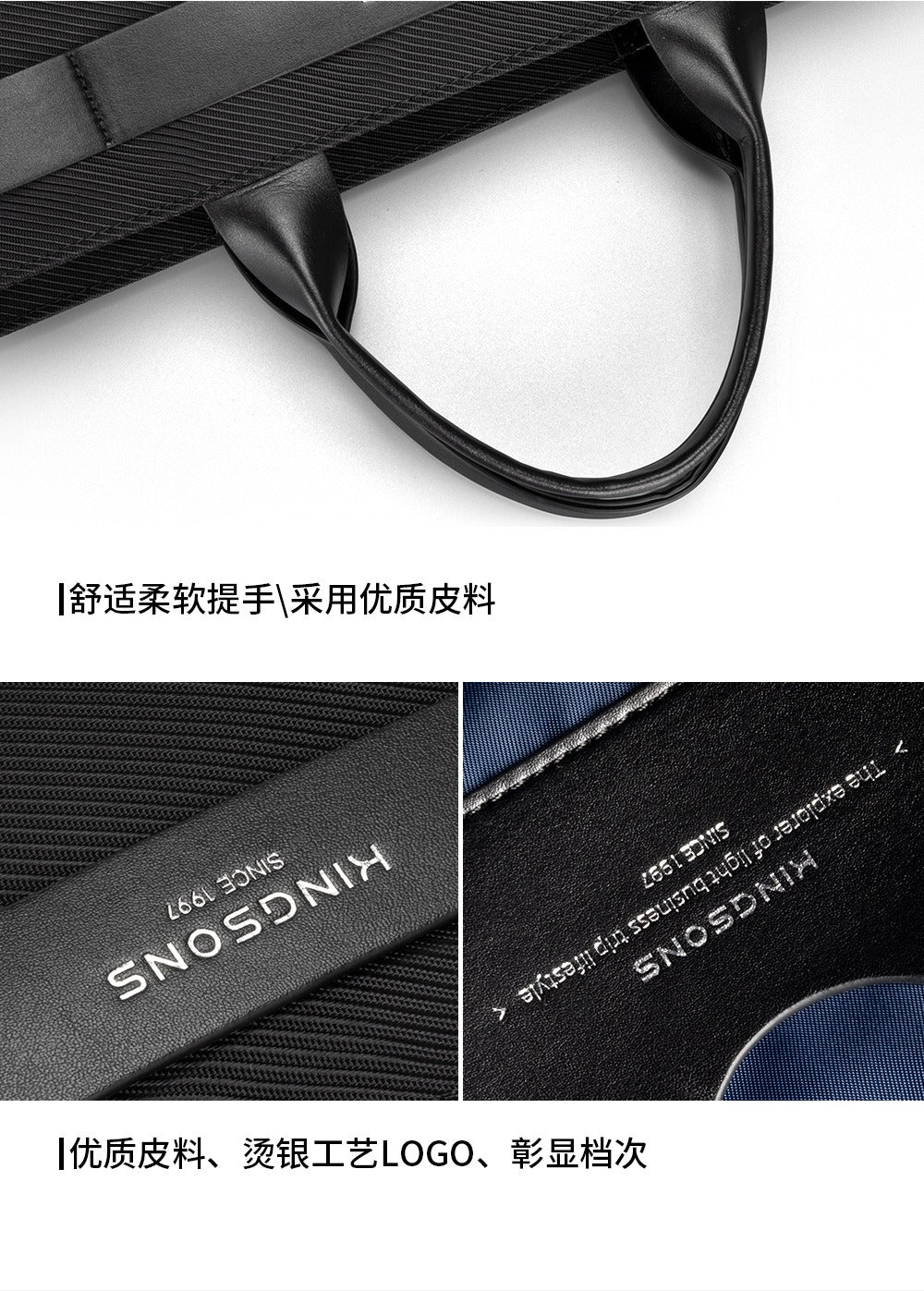 Kingsons Business Laptop Bag – Waterproof, Anti-Shock, Multi-compartment laptop bag | 3257