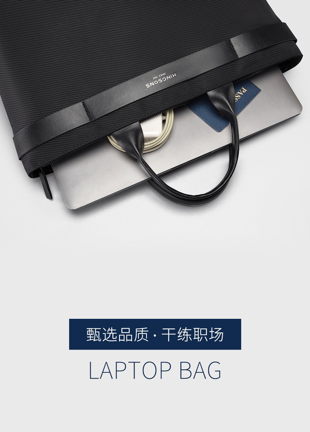 Kingsons Business Laptop Bag – Waterproof, Anti-Shock, Multi-compartment laptop bag | 3257