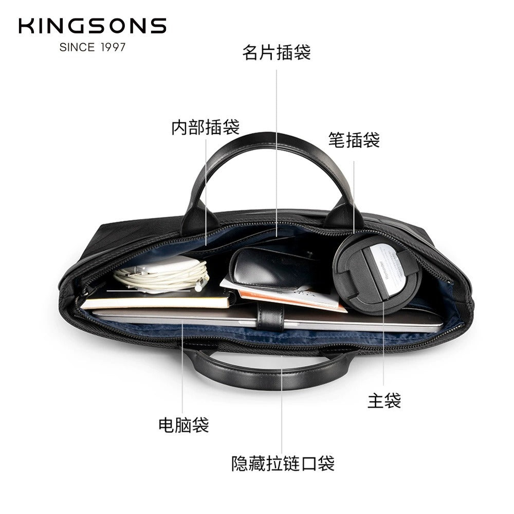 Kingsons Business Laptop Bag – Waterproof, Anti-Shock, Multi-compartment laptop bag | 3257