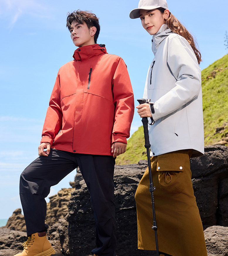 DZRZVD 3-in-1 Down Jacket | 5000mm Waterproof Trekking Coat with Detachable Down Layer | All-Season Outdoor Protection | 250826