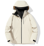 Men's Outdoor Jacket 90% Duck Down Filled Parka with Detachable Shell All-Season Waterproof Hiking Coat