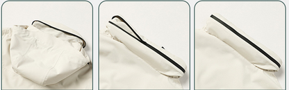 Men's Outdoor Jacket 90% Duck Down Filled Parka with Detachable Shell All-Season Waterproof Hiking Coat